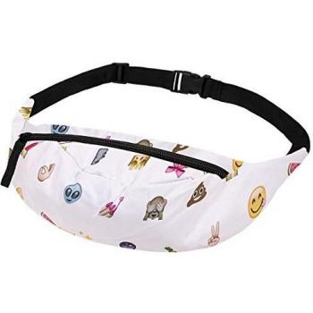 Alsino Unisex Bauchtasche mit Reißverschluss und All-Over Print