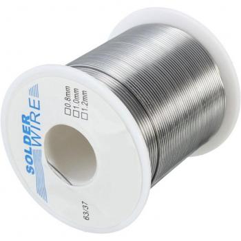 Fil de soudure étain 63/37, 1,0 mm – 200 g – Noyau colophane – Usage bricolage