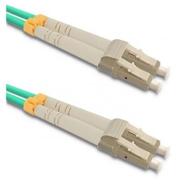 Qoltec 3m OM3 Glasfaser-Kabel Aqua