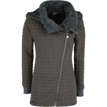 Dark Brown Hooded Zip Jacket
