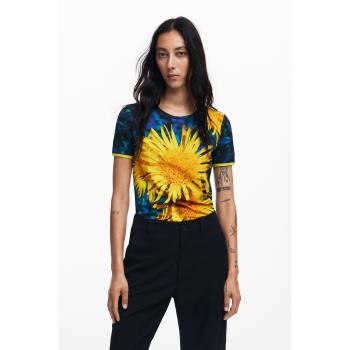Desigual camiseta manga corta girasoles mujer