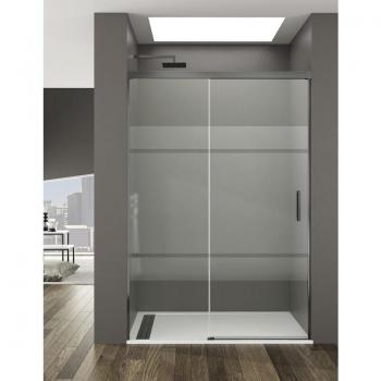 Mampara de Ducha Frontal Allstone Basic 1+1 130-135 cm