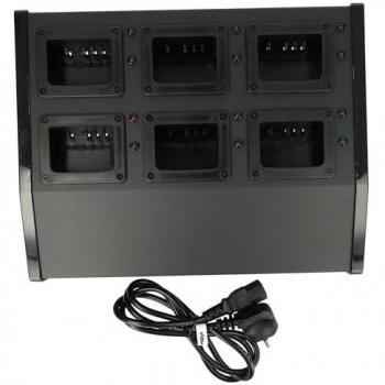 Vhbw Chargeur 6 compartiments pour batteries Kenwood TK-2360E, TK-3140, TK-2360M