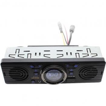 AOVEISE 12V Bluetooth Car Radio with Built-in Speakers and MP3 Player