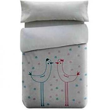 Funda nórdica Pooch de algodón, diseño multicolor, 220x155 cm