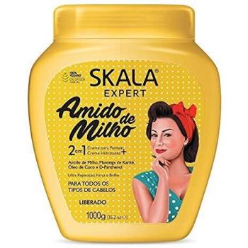 SKALA Crema ACONDICIONADORA AMIDO, como tratamiento y crema de peinar 1000ML