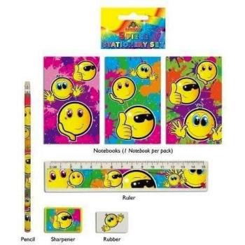 5-Inch Emoticon Writing Accessories Bundle