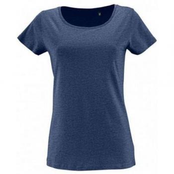 SOLS Ladies Milo Heather T-Shirt (Sky Blue) XL