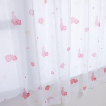 Beauty & Beast Bell Lace Window Treatment with UV Guard, 2‑Piece Kit (100×176 cm) – SB-631-D
