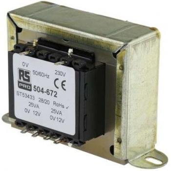 Transformador Panel RS PRO 12V AC 50VA