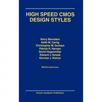Kluwer Academic Publishers High Speed CMOS Design Styles