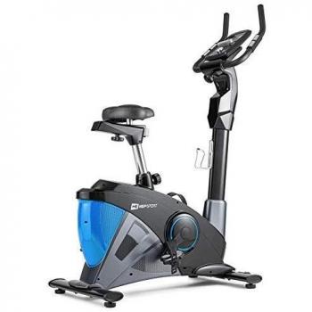 Hop-Sport Vélo D'Exercice HS-090H avec Masse d'Inertie de 13 kg Max. Charge 150 kg et Programme Watt