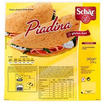 Natives Olivenöl & Sonnenblumenöl Schär Piadina – 240 g glutenfrei