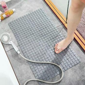 38x70cm Non-Slip Bathroom Mat with Suction Cups