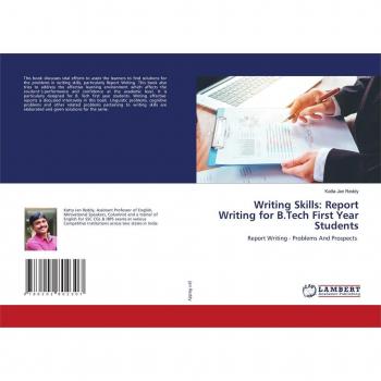 Writing Skills: Report Writing for B.Tech First Year Students