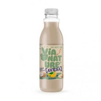 Zumo de avena, plátano y coco Via Nature 750ml