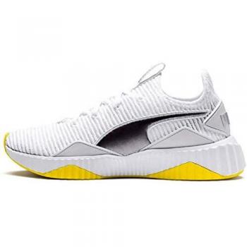 Puma Damen Defy TZ WN Sportstiefel Grün White-Blazing Yellow 38 EU