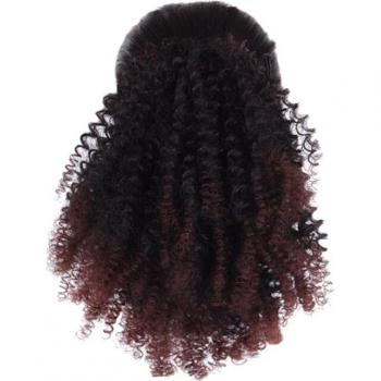 Cola de Caballo Afro Kinky Curly con Clip
