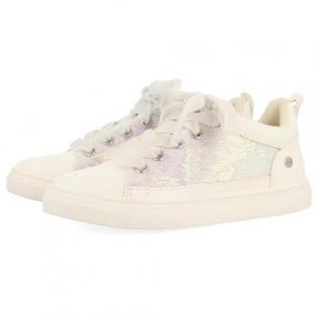 Sneaker Gioseppo Croghan Off White EU 32 con lacci in velluto