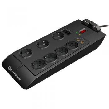 Regleta de Protección Sobretensiones CyberPower SB0701AD