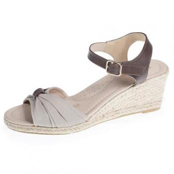 Esprit Espadrilles Femme Talon Corde Taupe 39