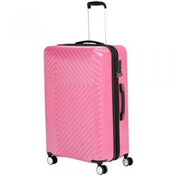 AmazonBasics 78 cm Pink Geometric Suitcase