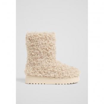 Stradivarius Bequeme Stiefeletten NATUR 40