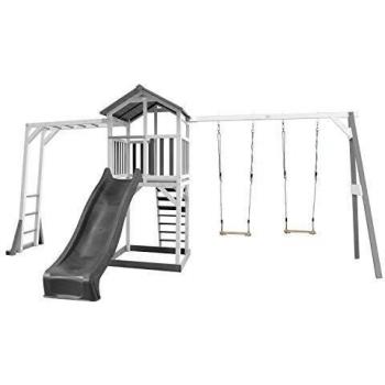 Grande Maison enfant extérieur AXI en gris et blanc