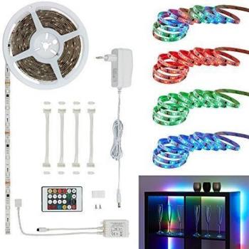 Ruban LED Briloner 5 m avec télécommande