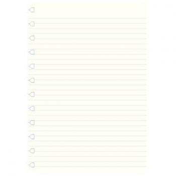 Filofax A4 Ruled Notebook Refill (32 Sheets, White)