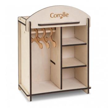 Armoire en bois pour poupées de 30 et 36 cm