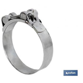 Abrazadera Super con Tornillo 113-121 para fijación, pegado y soldadura