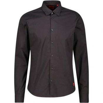 Camicia Hugo Ermo rosso/nero in tessuto traspirante
