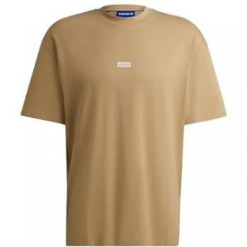 T-shirt Nalono Marron Coton pour Homme Boss