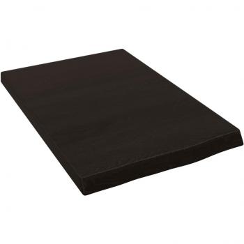 Dunkelbraunes Wandregal 40x60x(2-4) cm Massivholz Eiche Behandelt