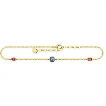 Tobillera multicolor plata 18k Thomas Sabo