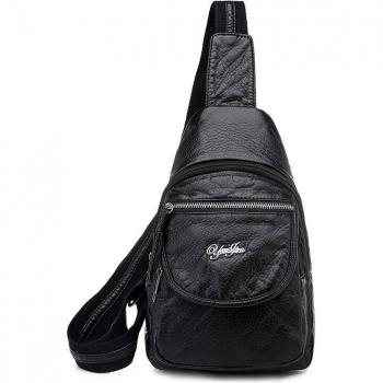 Waterproof Soft Leather Crossbody Bag