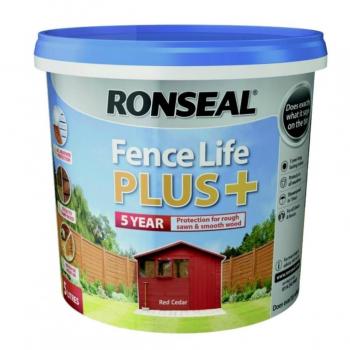 Ronseal 9L UV Protected Red Cedar Garden Shed & Fence Paint