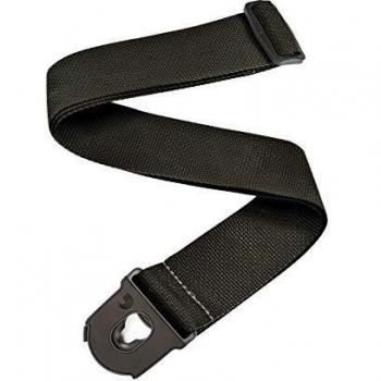 D'Addario Planet Lock Guitar Strap, Polypropylene, Black