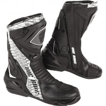 Modeka Yron Botte Moto Noir & Blanc, Chaussure 44
