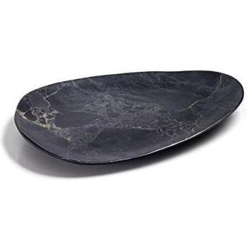 Oval Stone Melamine Tray by Lacor