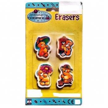 Gomme Ours en peluche Cosmos (Ensemble de 4)