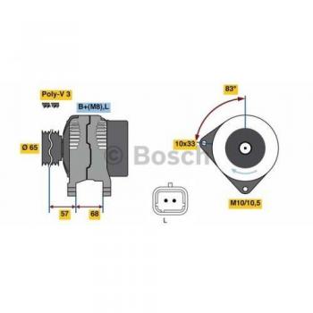 BOSCH Lichtmaschine 0 986 080 960
