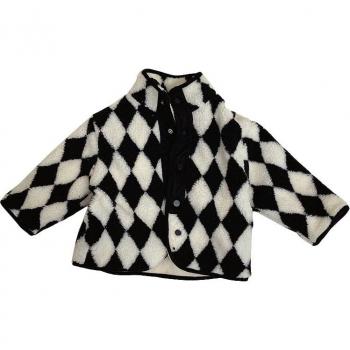 Kids Lamb Velvet Cardigan