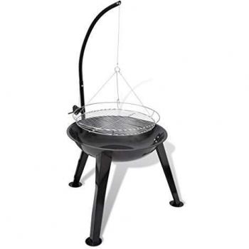 Vidaxl Kolenbarbecue Montana Rond ø 58 cm Negro