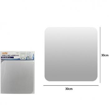 Miroir Adhésif Design Carré 30 cm