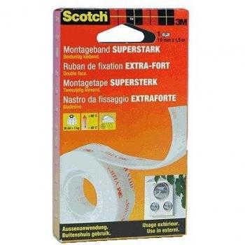 Cinta adhesiva doble cara Scotch super resistente