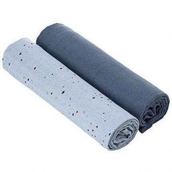 Baumwoll-Schwimmdecke für Babys – Lässig & Weich, 120 × 120 cm (Pack aus 2)