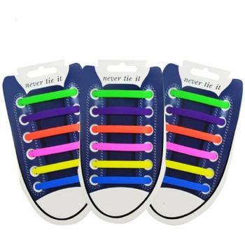 12pcs/Pack Elastic Shoelaces for Casual Sneakers