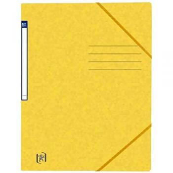 Oxford Eckspannmappe Top File+ A4 3 Klappen gelb